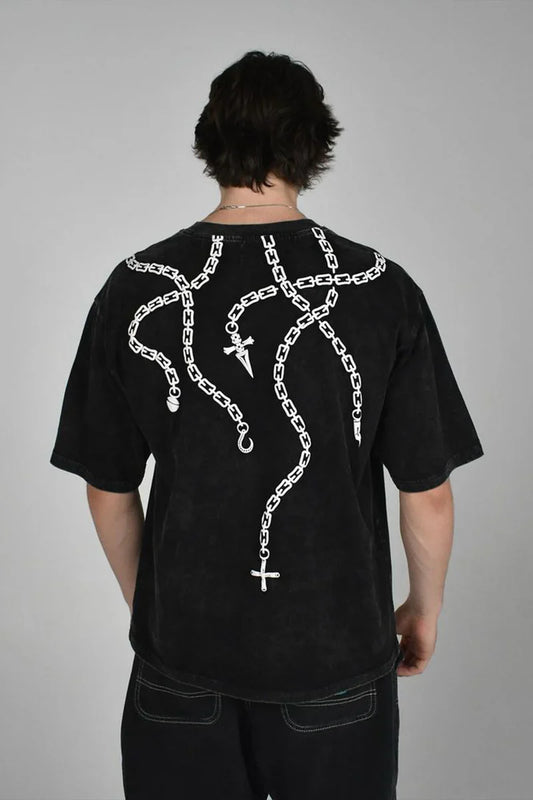 Dowsing Chains Oversized T Shirt