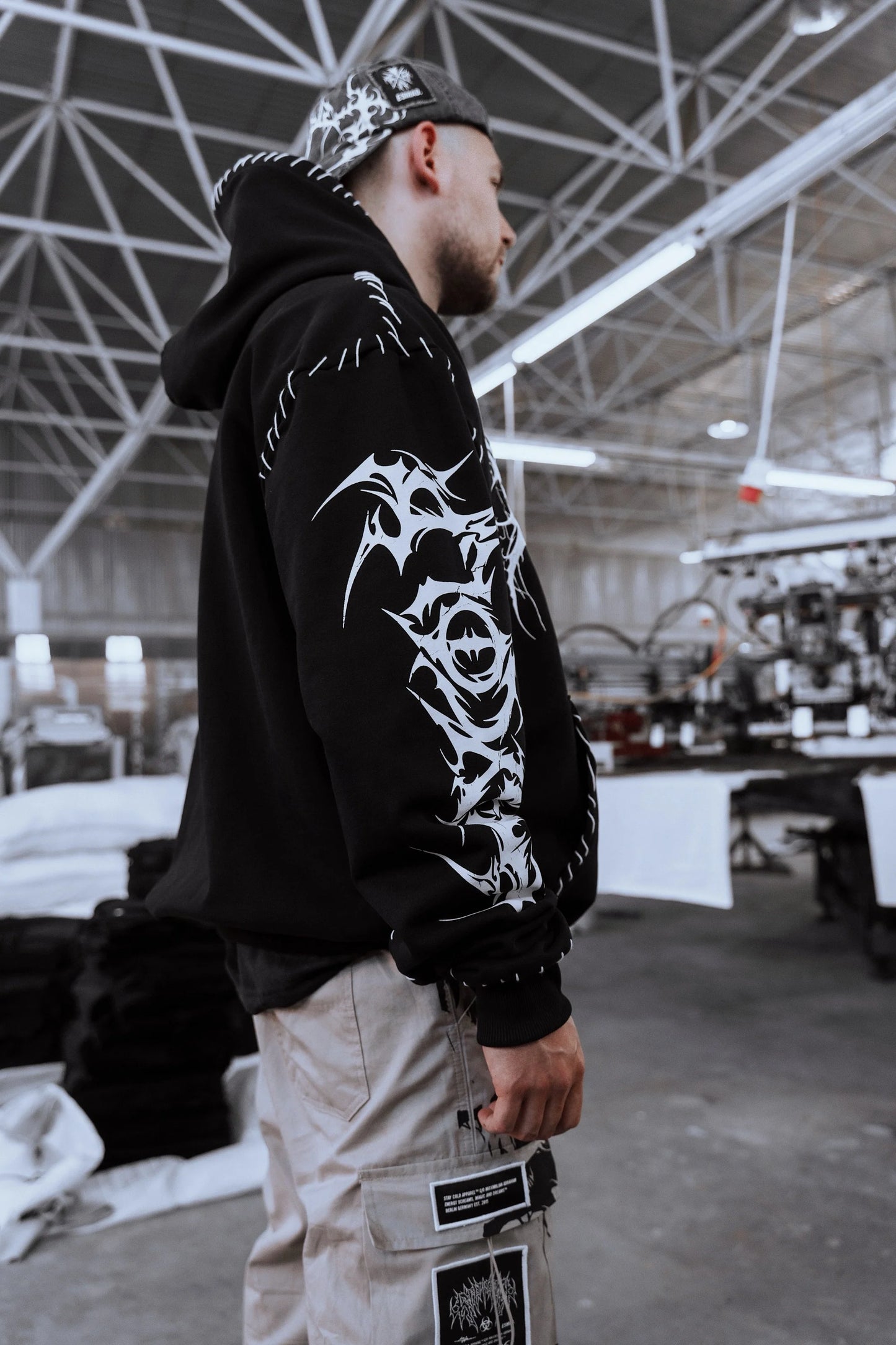 Gothic Woven Hoodie